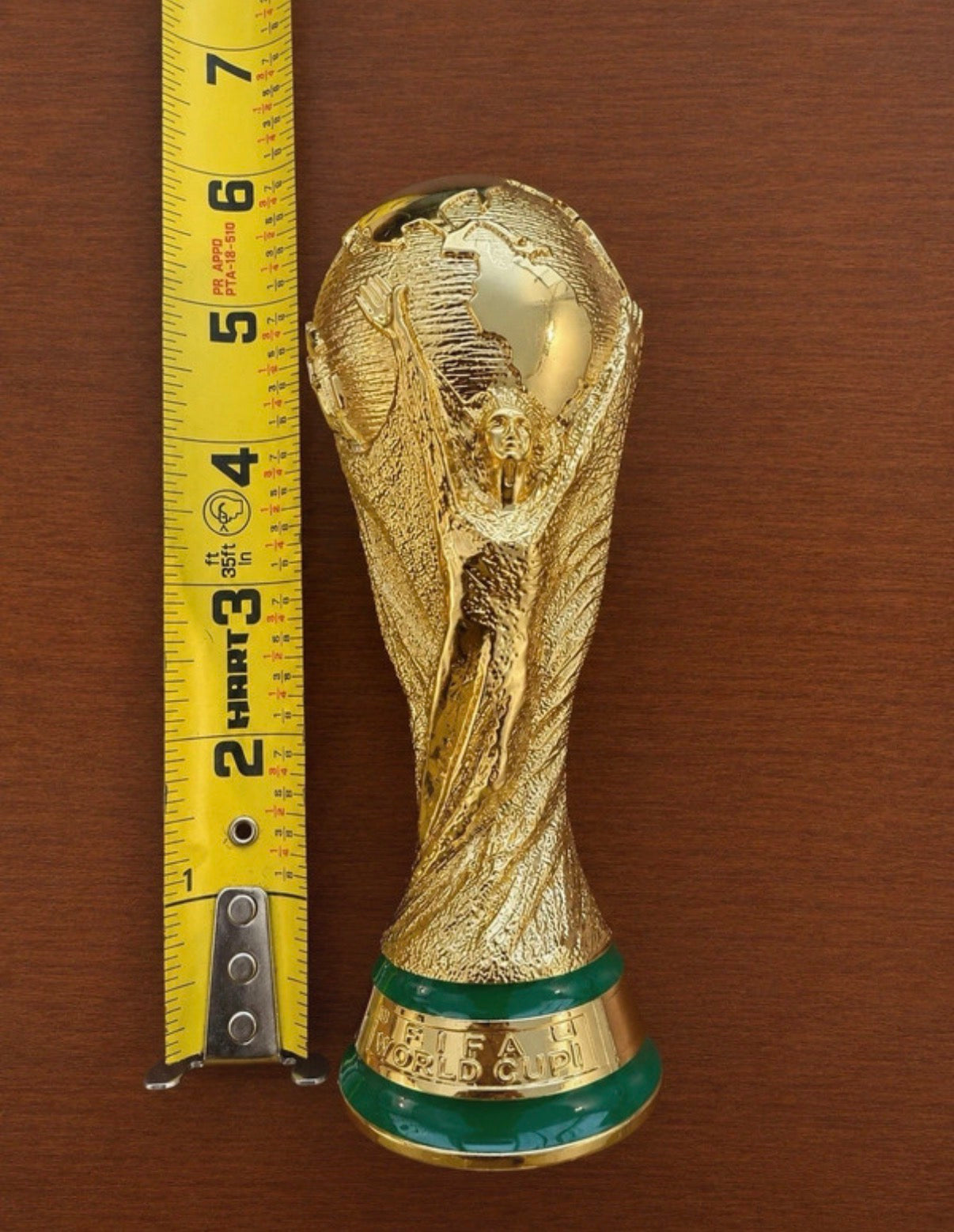 FIFA Officially Licensed World Cup Trophy Replica - Gold - 5.5" 140 mm FREE SHIPPING