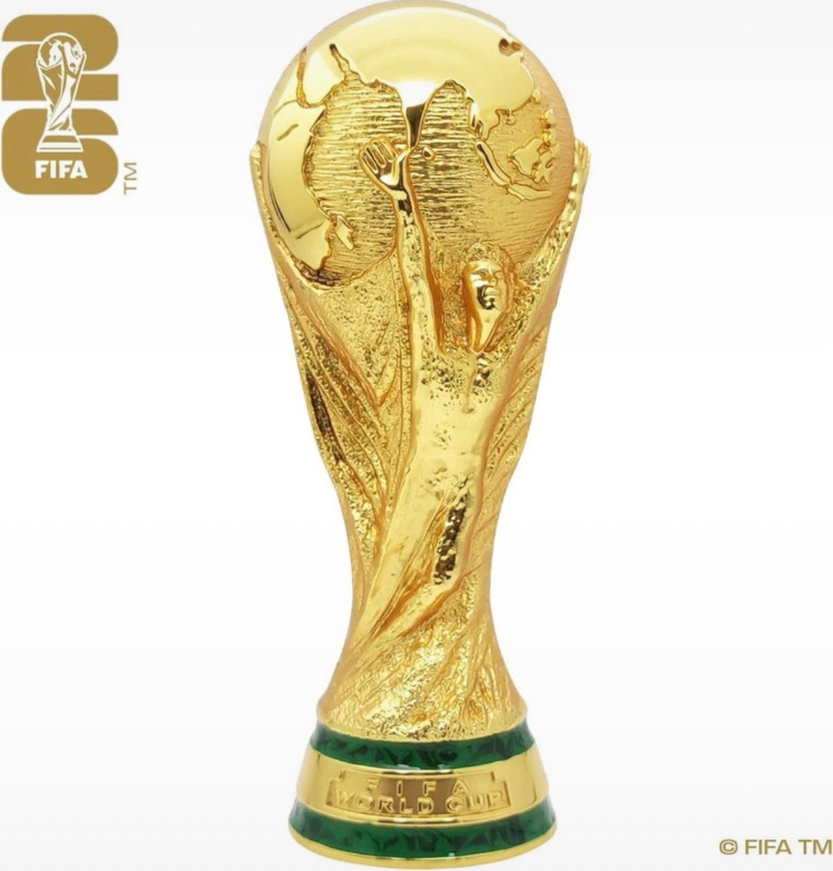 FIFA Officially Licensed World Cup Trophy Replica - Gold - 5.5" 140 mm FREE SHIPPING