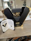 Officially Licensed FIFA World Cup 2026 150mm Premium Trophy Replica – 24K Gold Plated Limited Edition (Only 2,026 Globally) – Unique V-Shape Leather & Wood Display Case – Individually Numbered