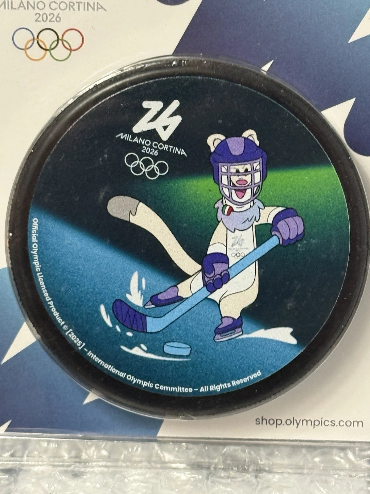 2026 Milano Cortina Olympic Official Mascot Puck