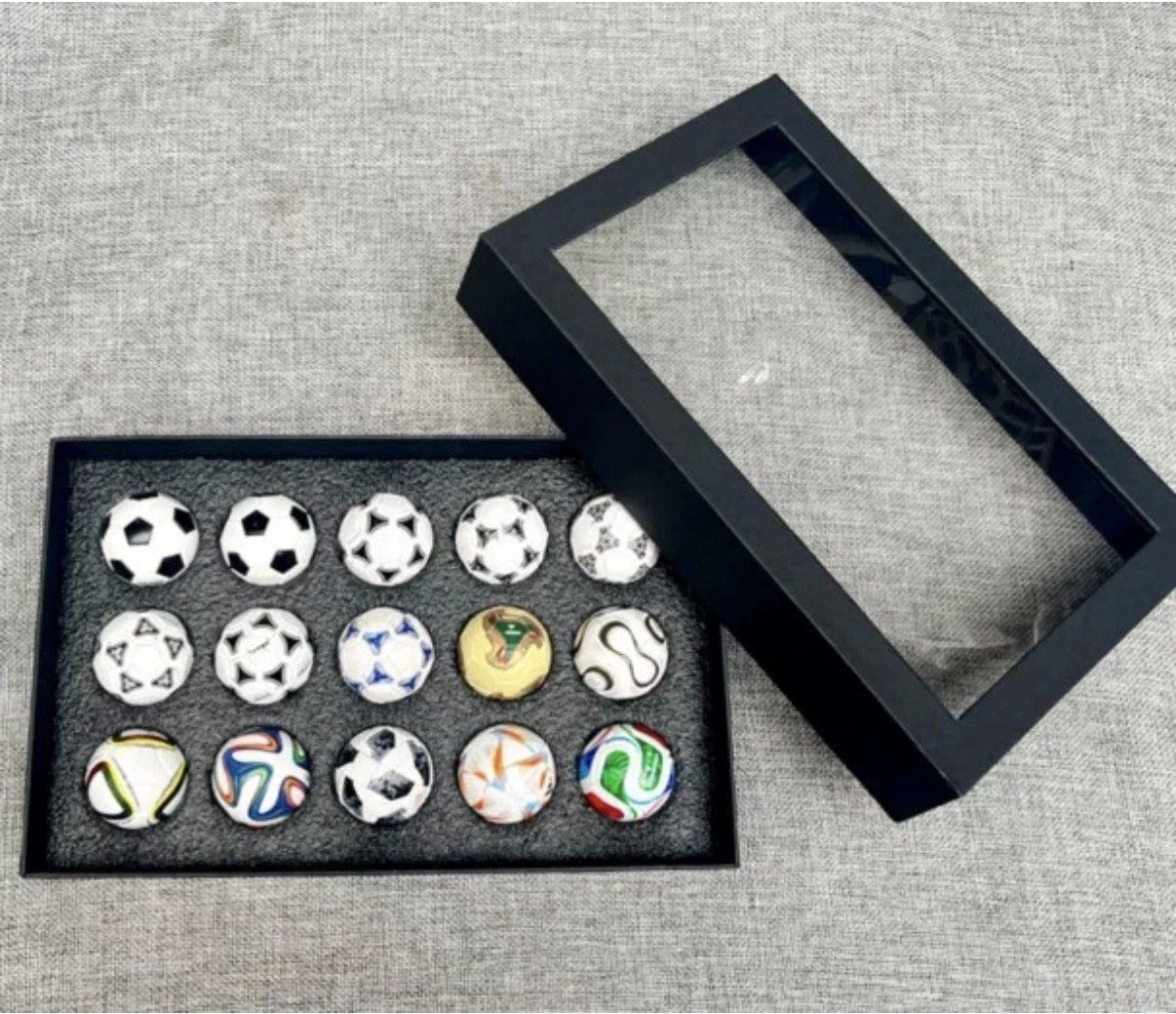 2026 FIFA World Cup Series Match Mini Soccer Balls (1970-2026) Gift Box