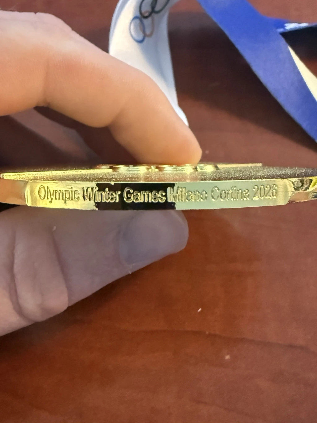 2026 Milano Cortina Winter Olympics Gold Medal Souvenir - FREE SHIPPING