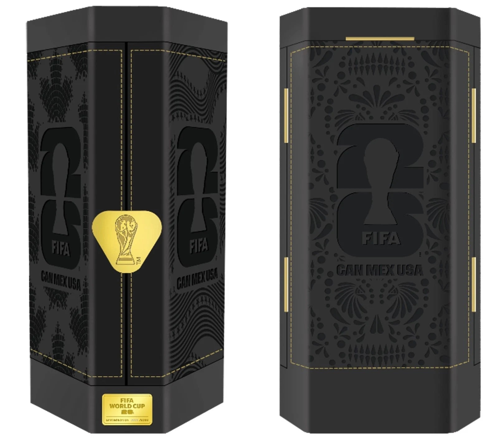 Officially Licensed FIFA World Cup 2026 Premium 260mm Trophy Replica – 24K Gold Plated Limited Edition (Only 2026 Made) – Individually Numbered with Luxury 3-Sided Leather Display Case