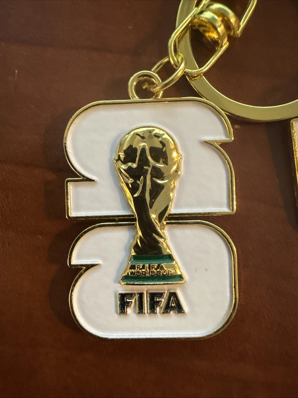 FIFA World Cup 2026 Emblem Keychains USA/White Logo Limited Edition