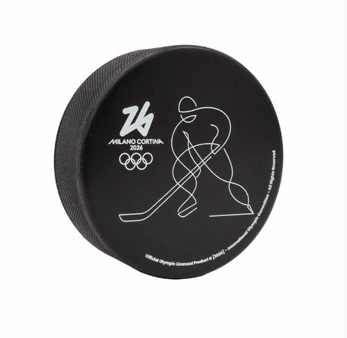 2026 Milano Cortina Official Olympic Ice Hockey Player Puck Officially Licensed FREE SHIPPING