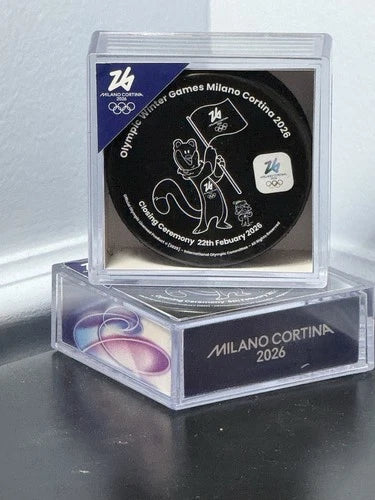 2026 Olympic Games Milano Cortina Official Puck - Closing Ceremony - FREE SHIPPING